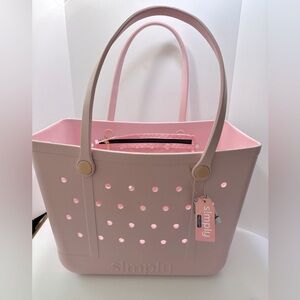 Brand New Large Simply Southern Waterproof/Sandproof Tote